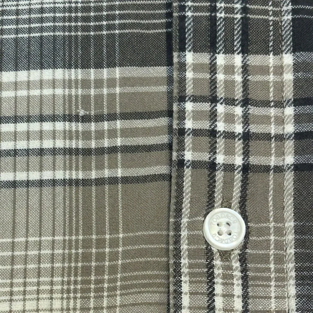 Toad&Co Shirt Mens XXL 2XL Plaid Smythy Short Sleeve Shirt Organic Cotton